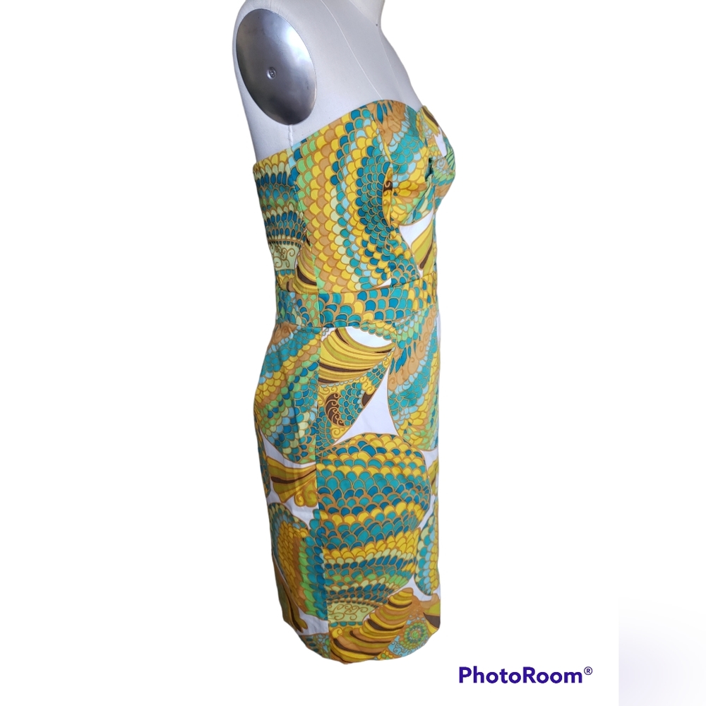 Trina Turk for Banana Republic Strapless Tropical Dress - Picture 4 of 9